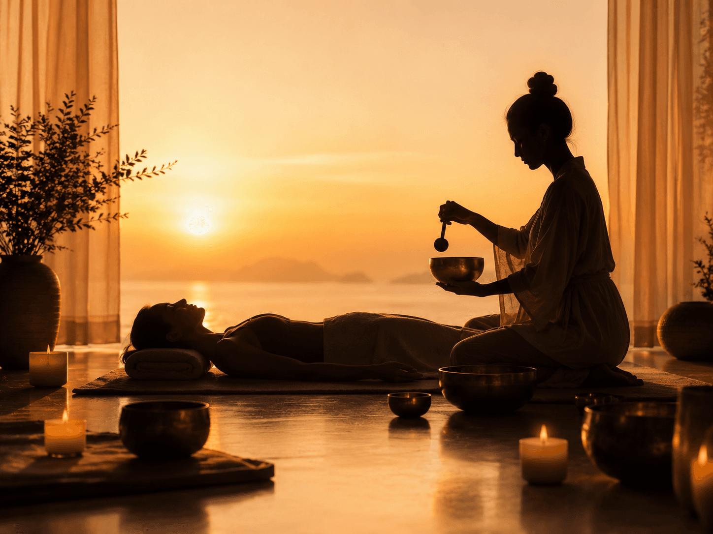 Individual Sound Healing session at Dhyana Haus